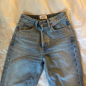 Agolde Riley crop jeans in Renewal